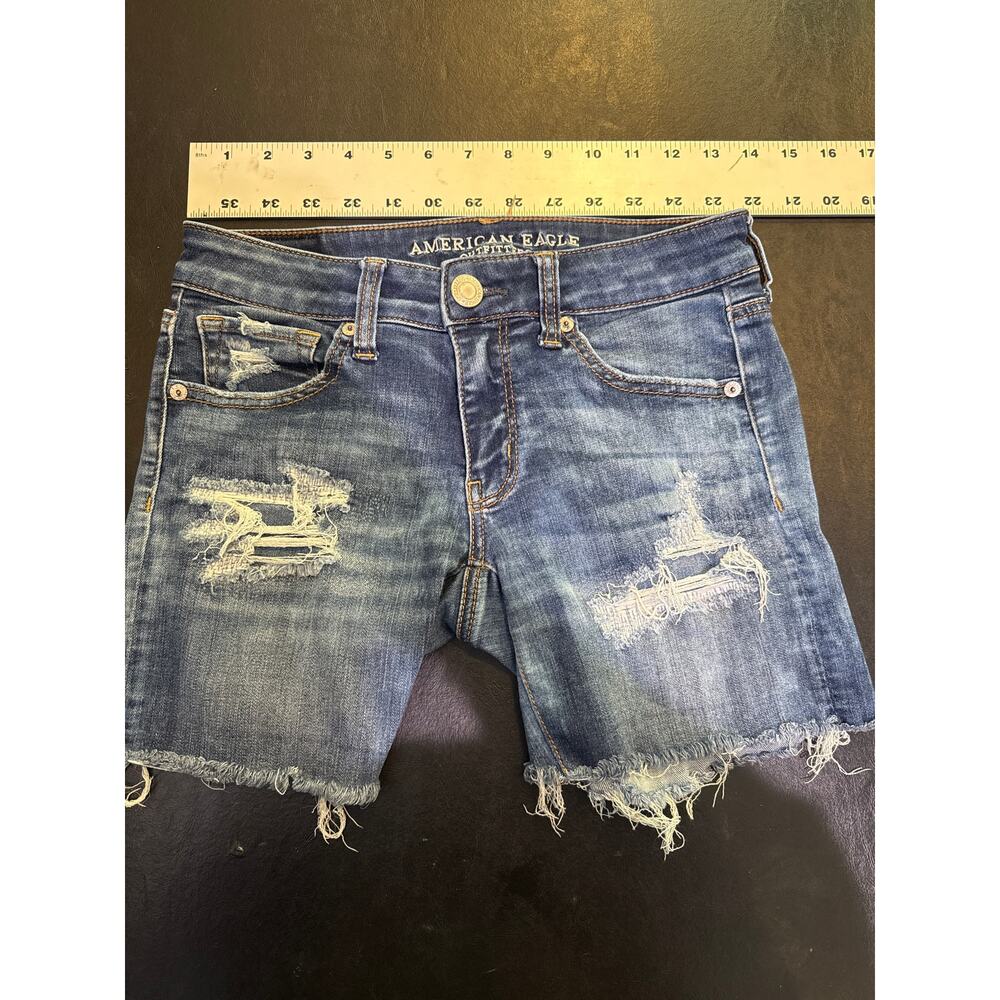 American Eagle super super stretch x. Medium wash. Size 2